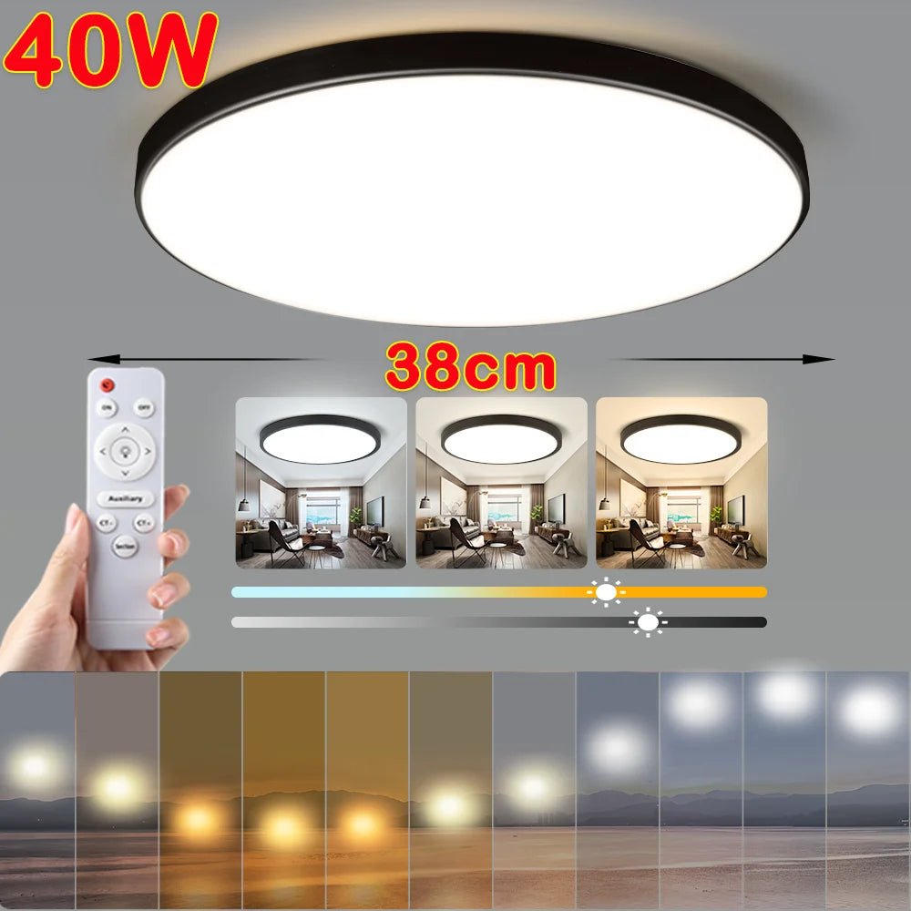LED Deckenlampe AC220V 3 Farben Dimmbar