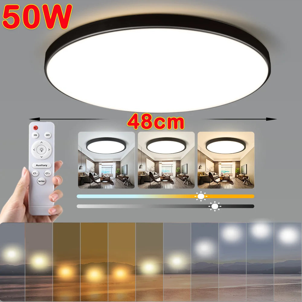 LED Deckenlampe AC220V 3 Farben Dimmbar