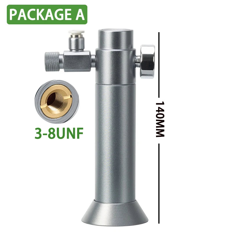 Aquarium CO2 Druckminderer Set – Magnetventil mit Blasenzähler