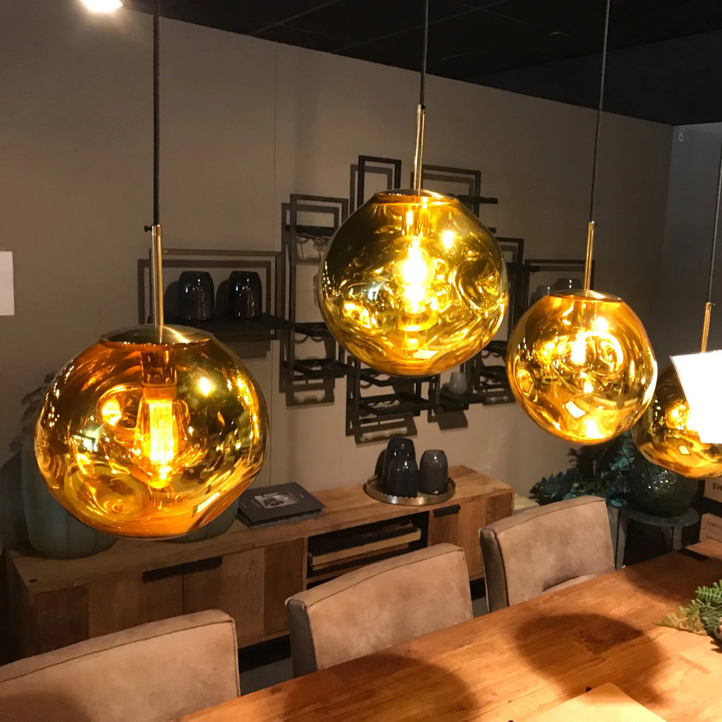 Moderne Lava LED Kronleuchter