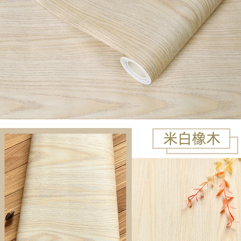 Holzmaserung DIY Aufkleber PVC Selbstklebende Wasserfeste Tapete
