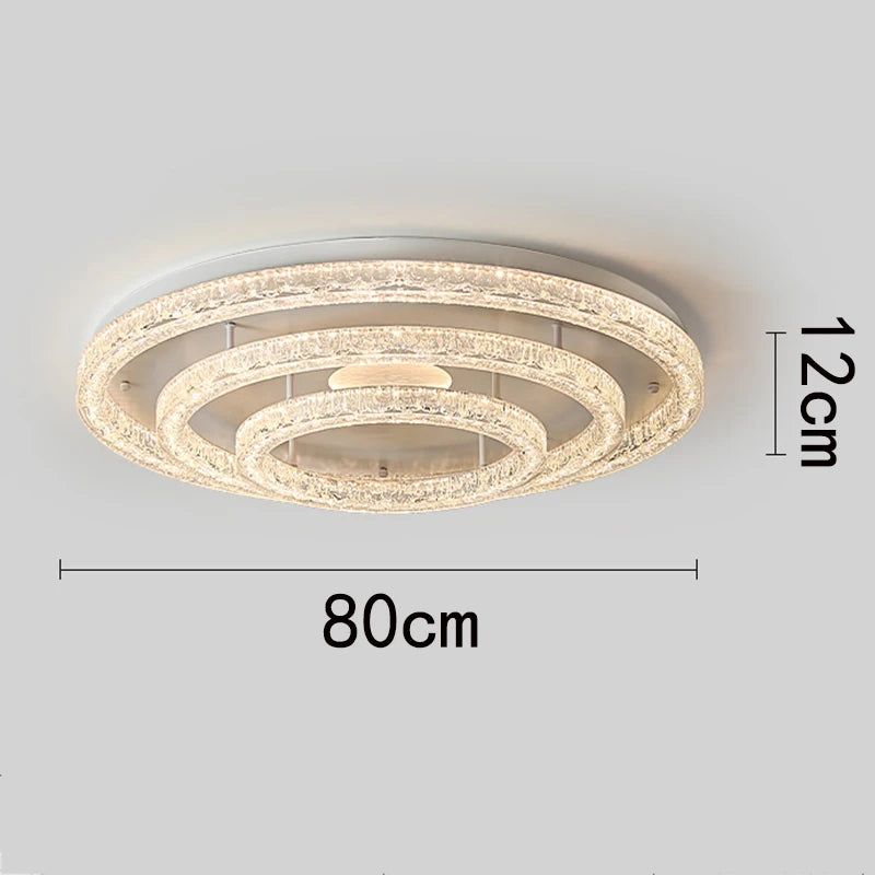 Nordische LED Deckenlampe - Moderne Wohnzimmer Beleuchtung für Schlafzimmer und Innenräume