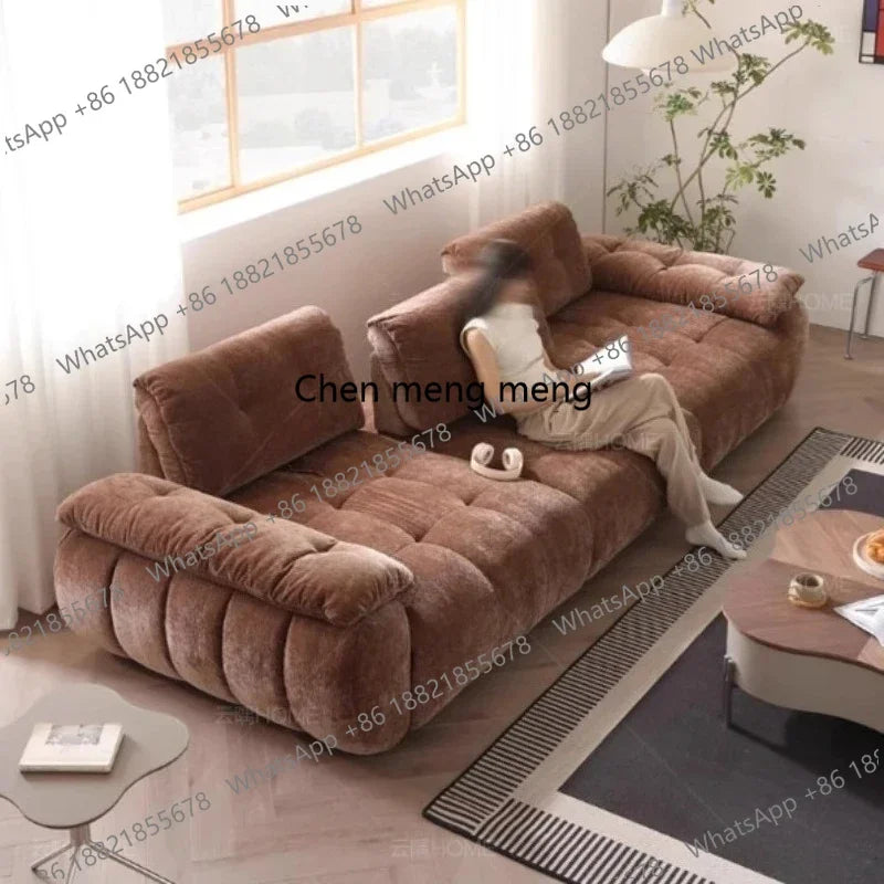 02M Design Loveseat Living Room Sofas Lounge Couch Create Filling Living Room Sofas Relaxing European Divano Postmodern Furnitur