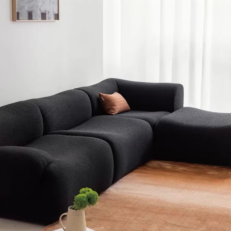 Luxus Wohnzimmer Sofa - Modern Minimalistisch Stoff Multifunktional Kombinierbar