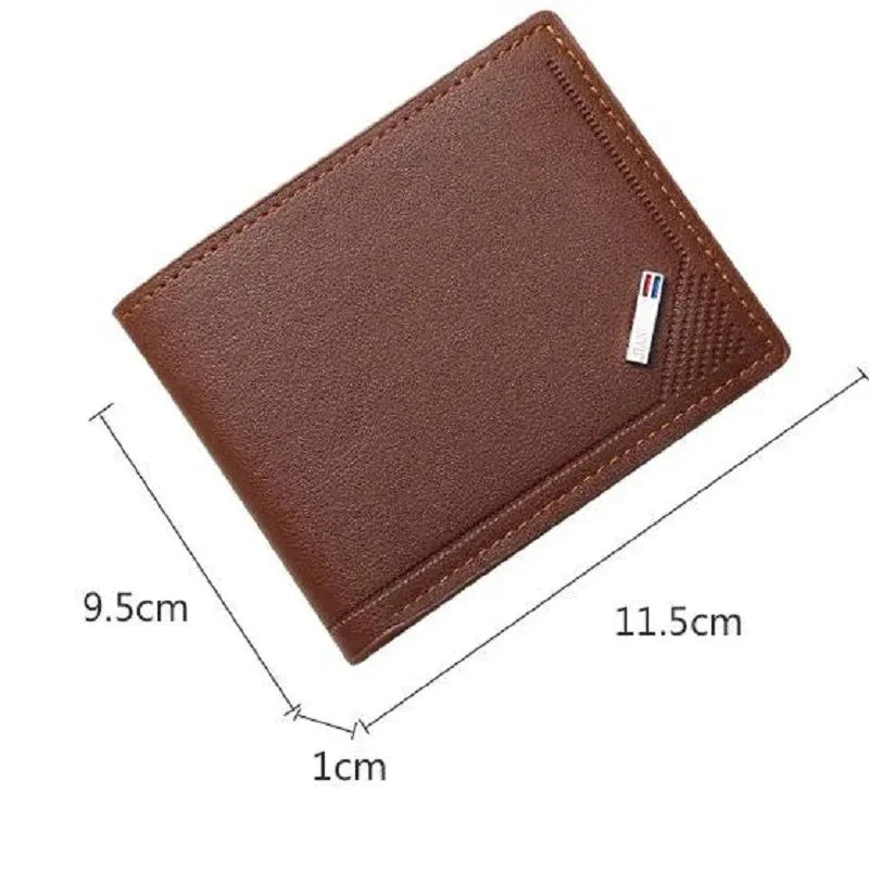 Minimalistische Leder-Geldbörse – Schlankes Portemonnaie für Herren