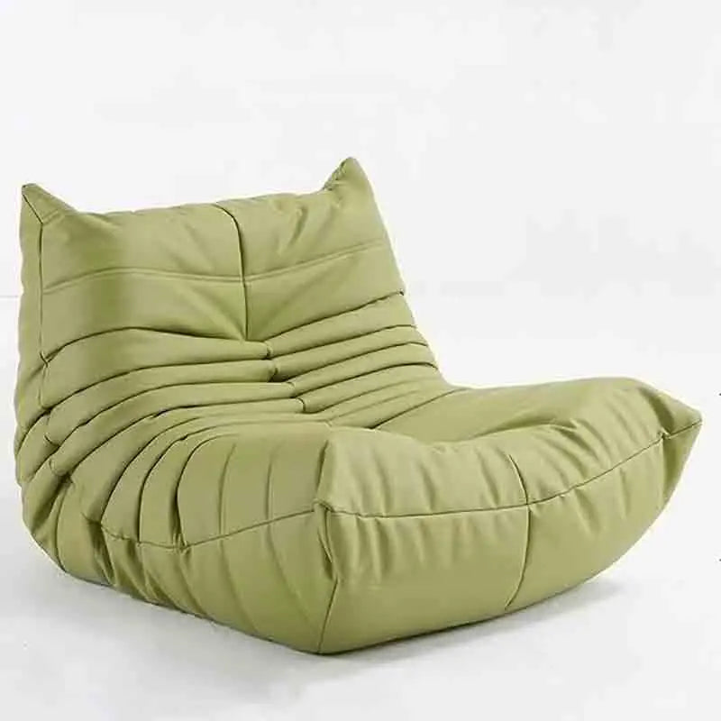 Fireside Chair Armless Lazy Floor Sofa Couch Soft Lounge Accent Chair for Living Room Bedroom Salon Single Bean Bag Chair