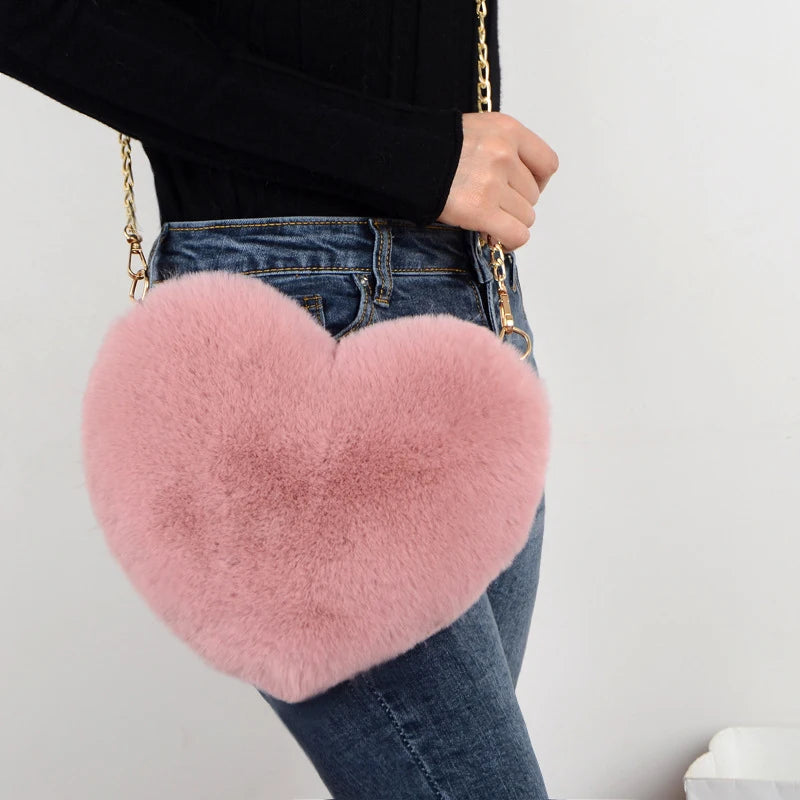 Modische Damen Herzförmige Handtasche