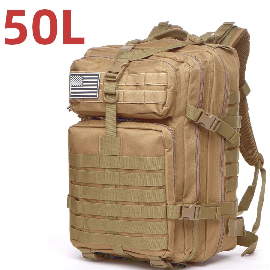 25L/50L Robuster Nylon Wasserdichter Taktischer Rucksack