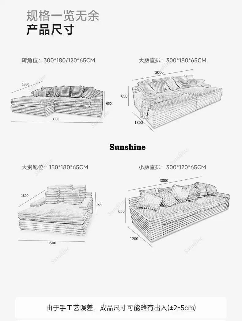 Puff European Vacuum Compressed Sofa Minimalist Nordic Modern Living Room Sofas Lounge 2 Seater Woonkamerbanken Home Furniture