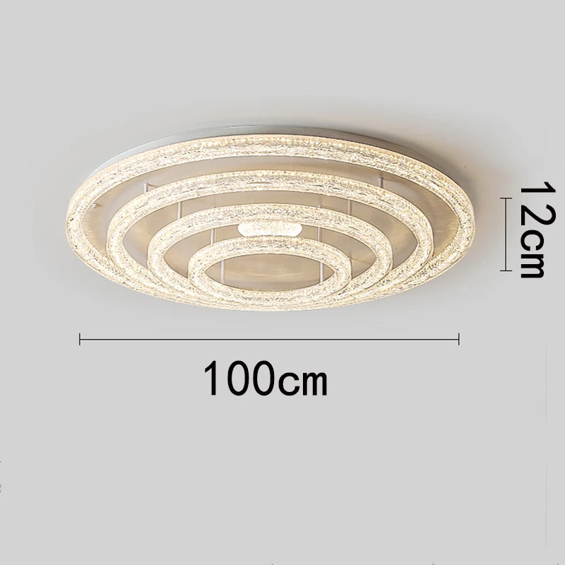Nordische LED Deckenlampe - Moderne Wohnzimmer Beleuchtung für Schlafzimmer und Innenräume