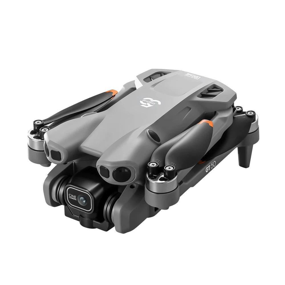 GT50 Aerial Photography Drone with Obstacle Avoidance, HD Brushless Quadcopter with Large Screen Remote Control Toy Aircraft