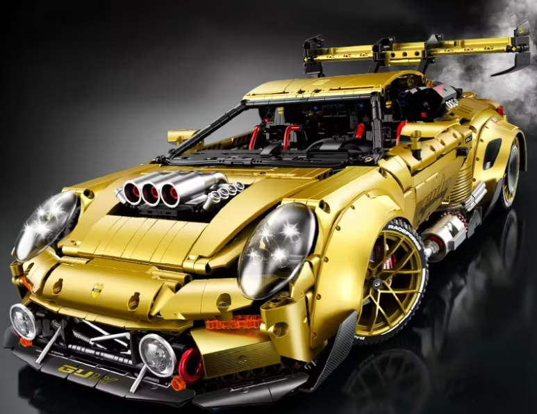 3824-teiliges Gilded Supercar-Bausteinset