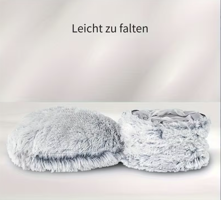 Plüsch 2-in-1 Katzen Tunnelbett