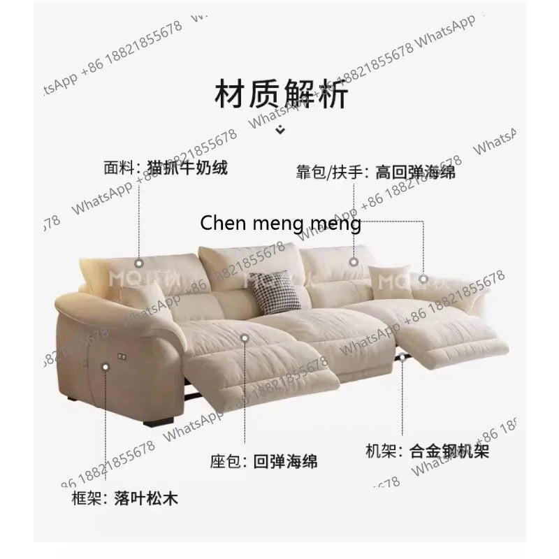 M178 Modern luxury functional electric sofa living room sofas couch bed Convertible sofa Cloth Armchair home furniture armchairs
