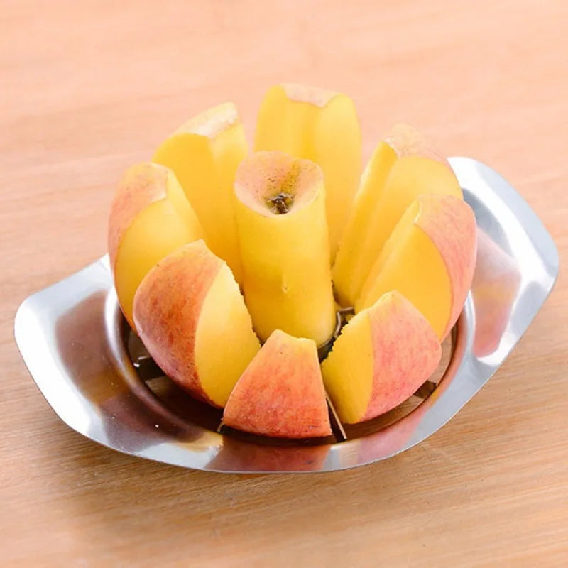 Edelstahl Apfelteiler – 8 Spalten, Obstschneider & Gemüseschneider