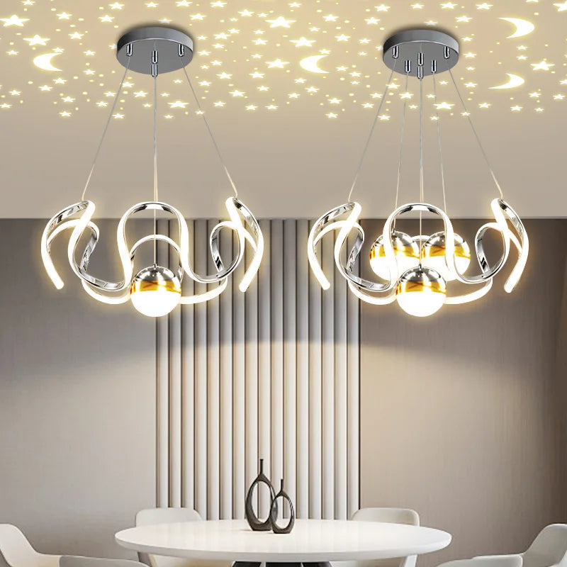 Moderner Stilvoller LED Kronleuchter