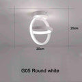 Moderne LED Deckenleuchte 2 Ringe