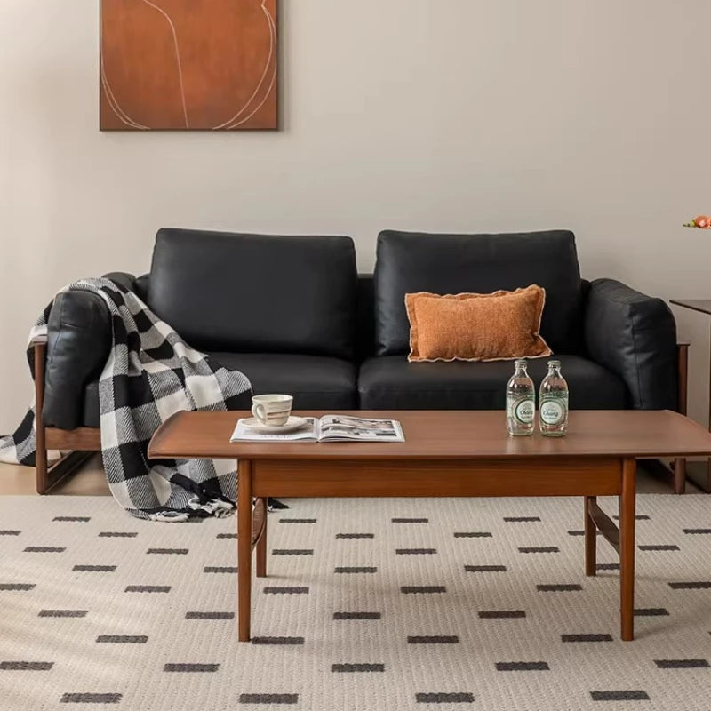 Sectional Leather Living Room Sofas Designer Floor Nordic Lazy Living Room Sofas Mid Century Couch Sillon Cama Salon Furniture