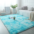 Weißer Flauschiger Teppich - Moderner Hochflor Teppich für Wohnzimmer, Schlafzimmer und Kinderzimmer