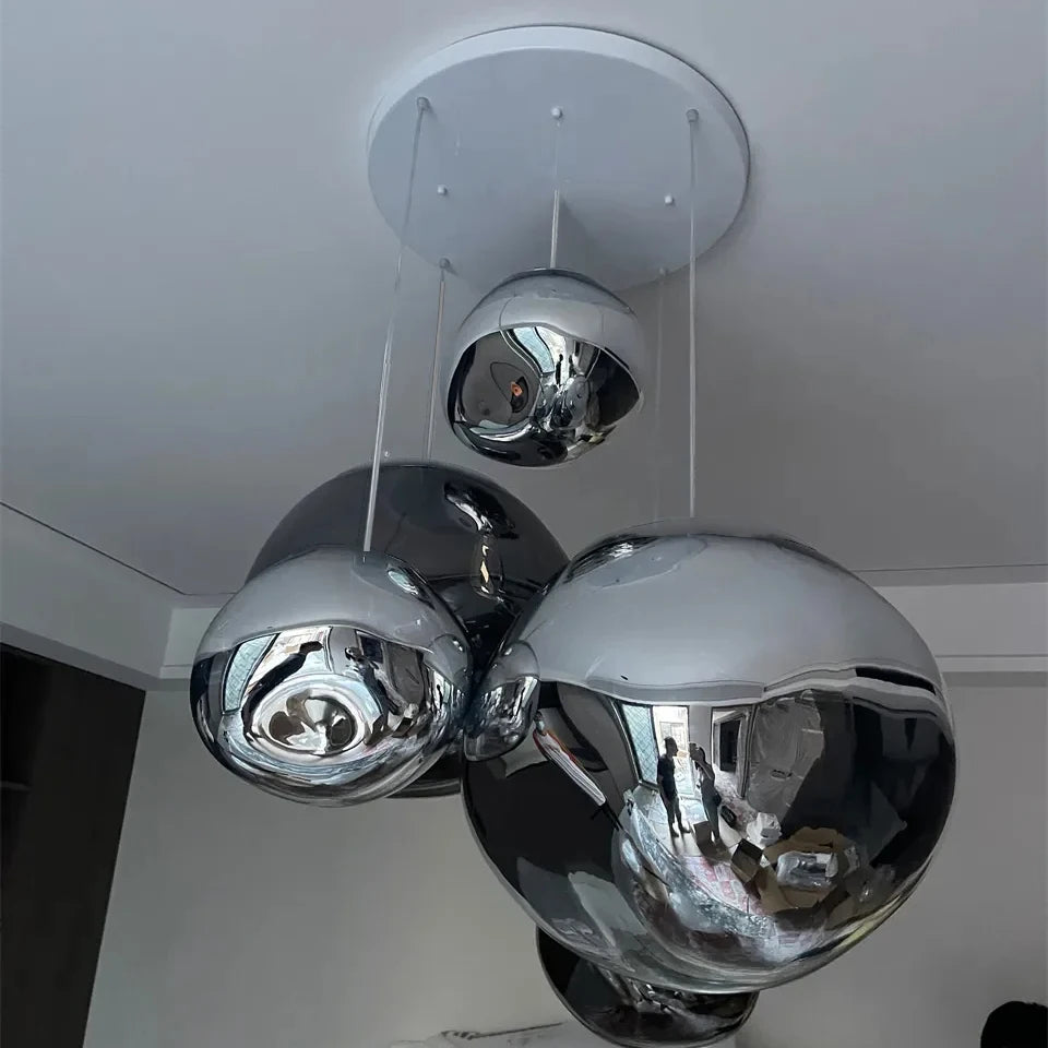 Moderne Lava LED Kronleuchter