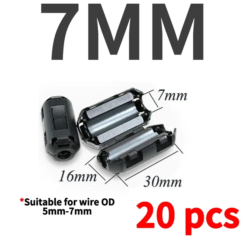 20 Stück Magnetring Ferrit-Filter