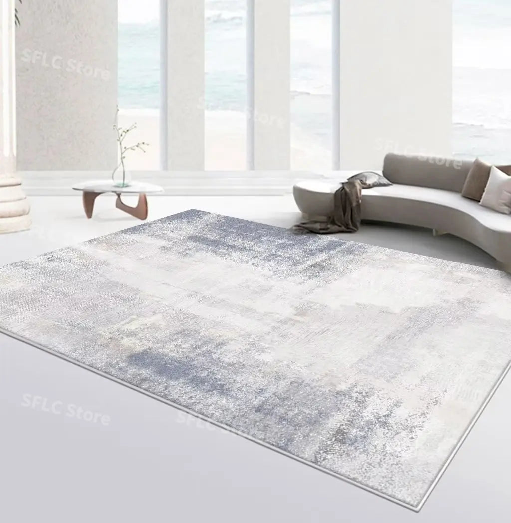 Minimalistischer Teppich Beige - Japanischer Stil für Wohnzimmer, Schlafzimmer und Garderobe