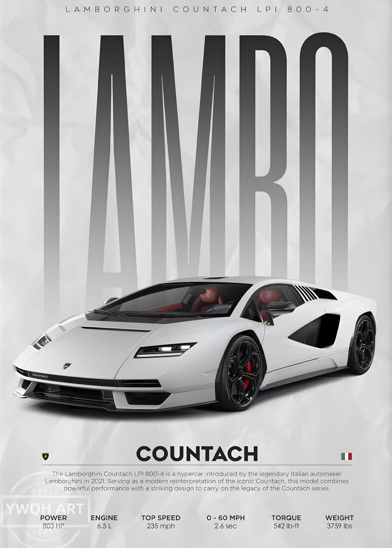 Berühmte Autos Poster - S14 F430 SF90 AMG GT R34 F40 Leinwand Wandkunst für Wohnzimmer