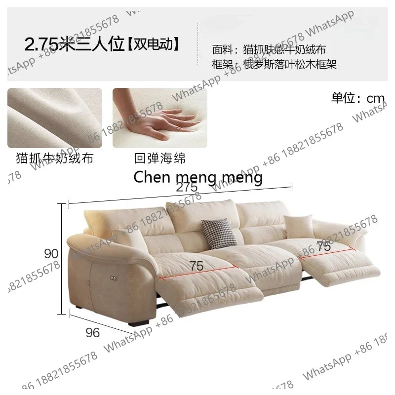 M178 Modern luxury functional electric sofa living room sofas couch bed Convertible sofa Cloth Armchair home furniture armchairs