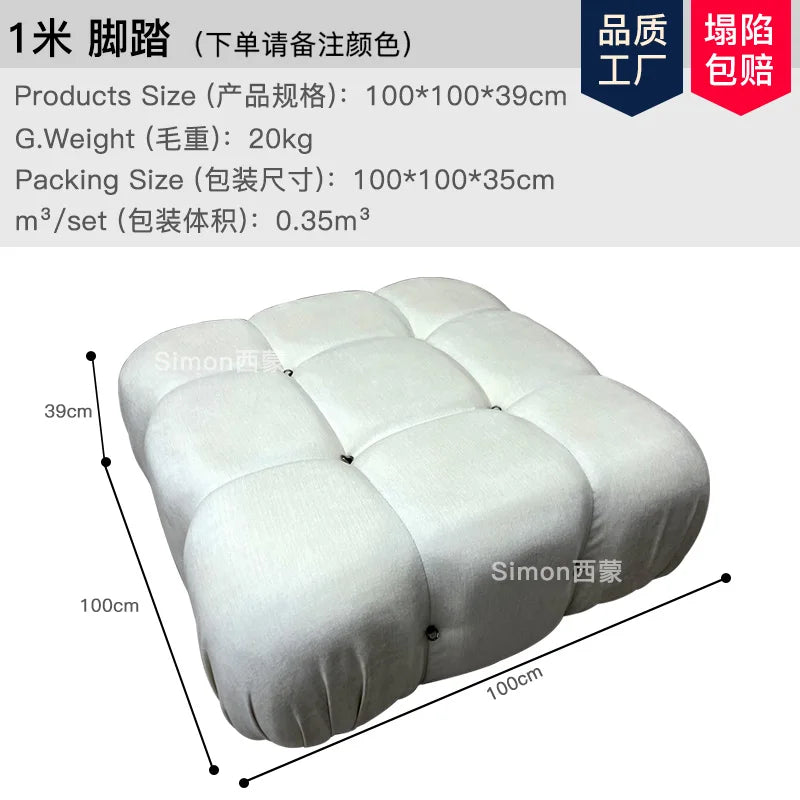 Italienisches Modulares Ecksofa – Designer Wohnzimmer Sofa 2025