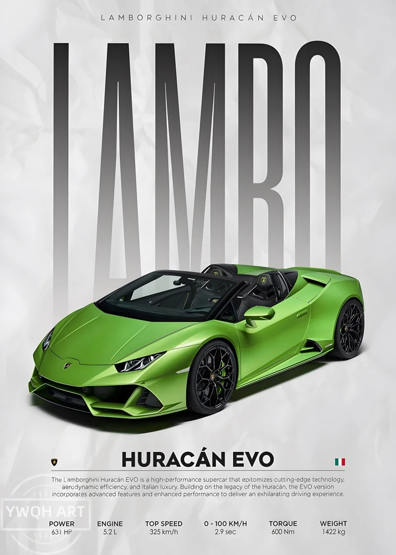 Berühmte Autos Poster - S14 F430 SF90 AMG GT R34 F40 Leinwand Wandkunst für Wohnzimmer