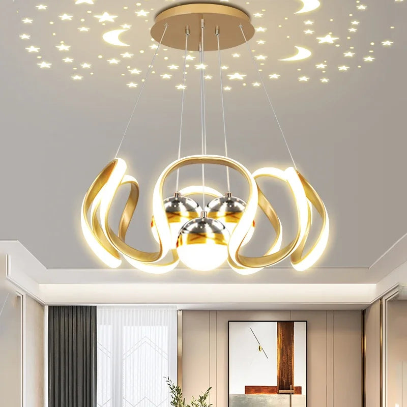 Moderner Stilvoller LED Kronleuchter