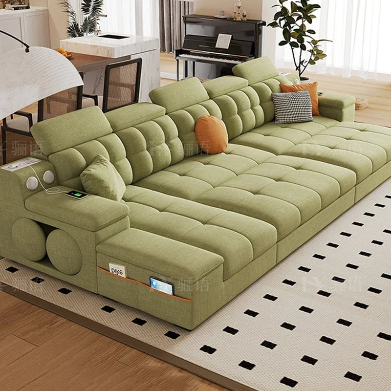 Lounge Armrest Elasticas Sofa Hidden Bed Multifunctional Luxury Sofas Modern Funky Minimalist Designer Muebles TrendyFurniture