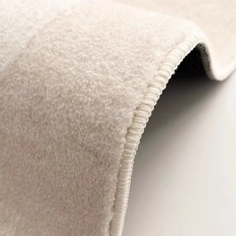 Creme-Stil Runder Teppich für Schlafzimmer