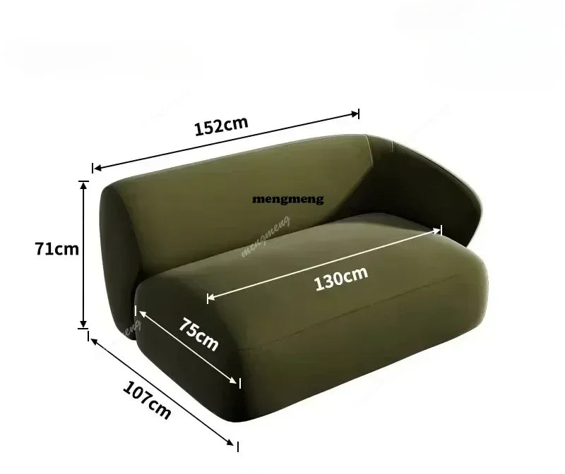 F150 Nordisches Minimalistisches Relaxsofa - Lazy Couch Bodensessel Luxus Lounge