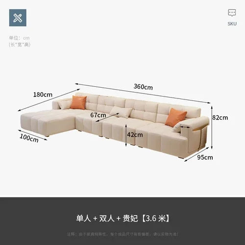Europe Living Room Sofas Lazy Lounge Sectional Modern Elegant Sofa Apartment Interior Sofa Para Habitacion Luxury Furniture