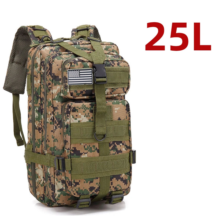 25L/50L Robuster Nylon Wasserdichter Taktischer Rucksack