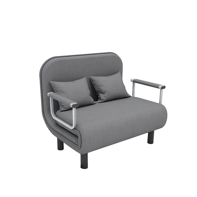 IHOME 65cm Graues Schlichtes Klappsofa-Bett