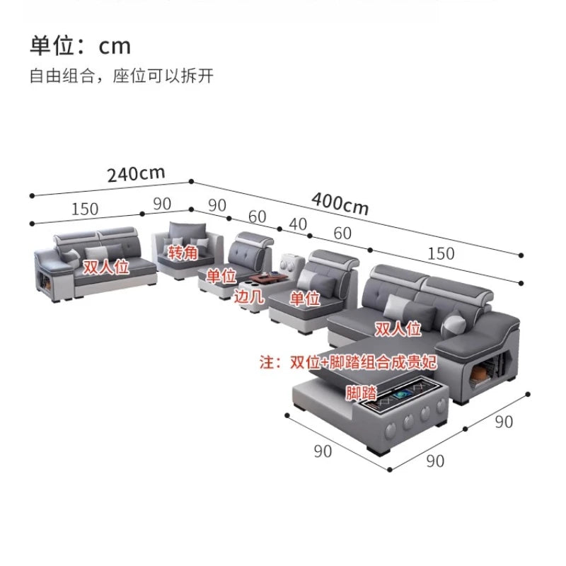 Wohnzimmer Luxus Sofas Modern Nordisch