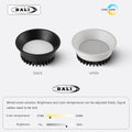 Zigbee 5 CCT Schaltbar Matter DALI Einbau-LED Schmaler Rand