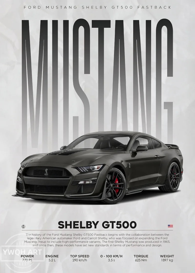 Berühmte Autos Poster - S14 F430 SF90 AMG GT R34 F40 Leinwand Wandkunst für Wohnzimmer