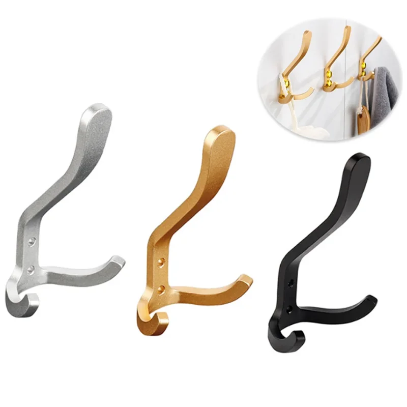 Aluminium Wandhaken selbstklebend – Für Mäntel, Handtücher & Schlüssel