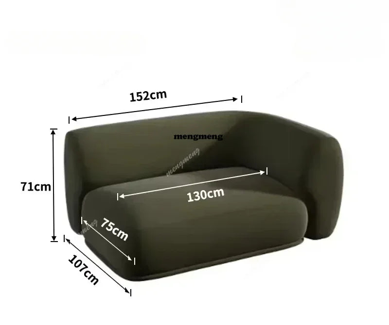 F150 Nordisches Minimalistisches Relaxsofa - Lazy Couch Bodensessel Luxus Lounge