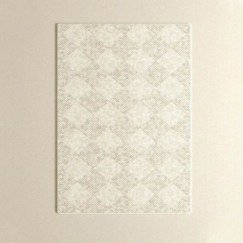 Beige Wohnzimmer Großflächen-Teppich