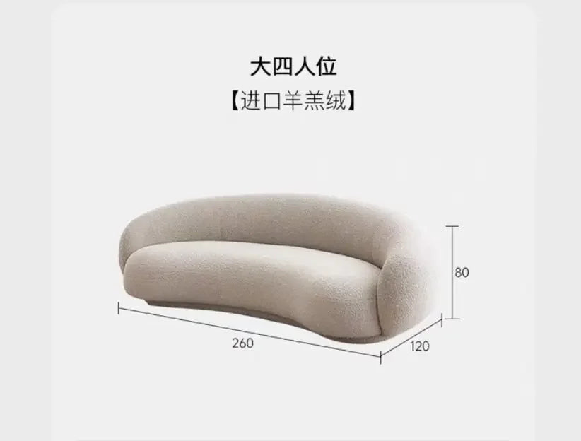 Nordisches Wohnzimmer Sofa - Minimalistisch Doppel Cord Vakuum komprimiert knochenlos 2025