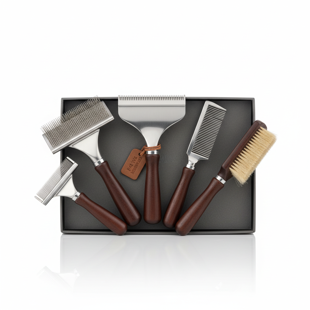 Premium Haustierpflege-Bürsten Set für Hunde & Katzen
