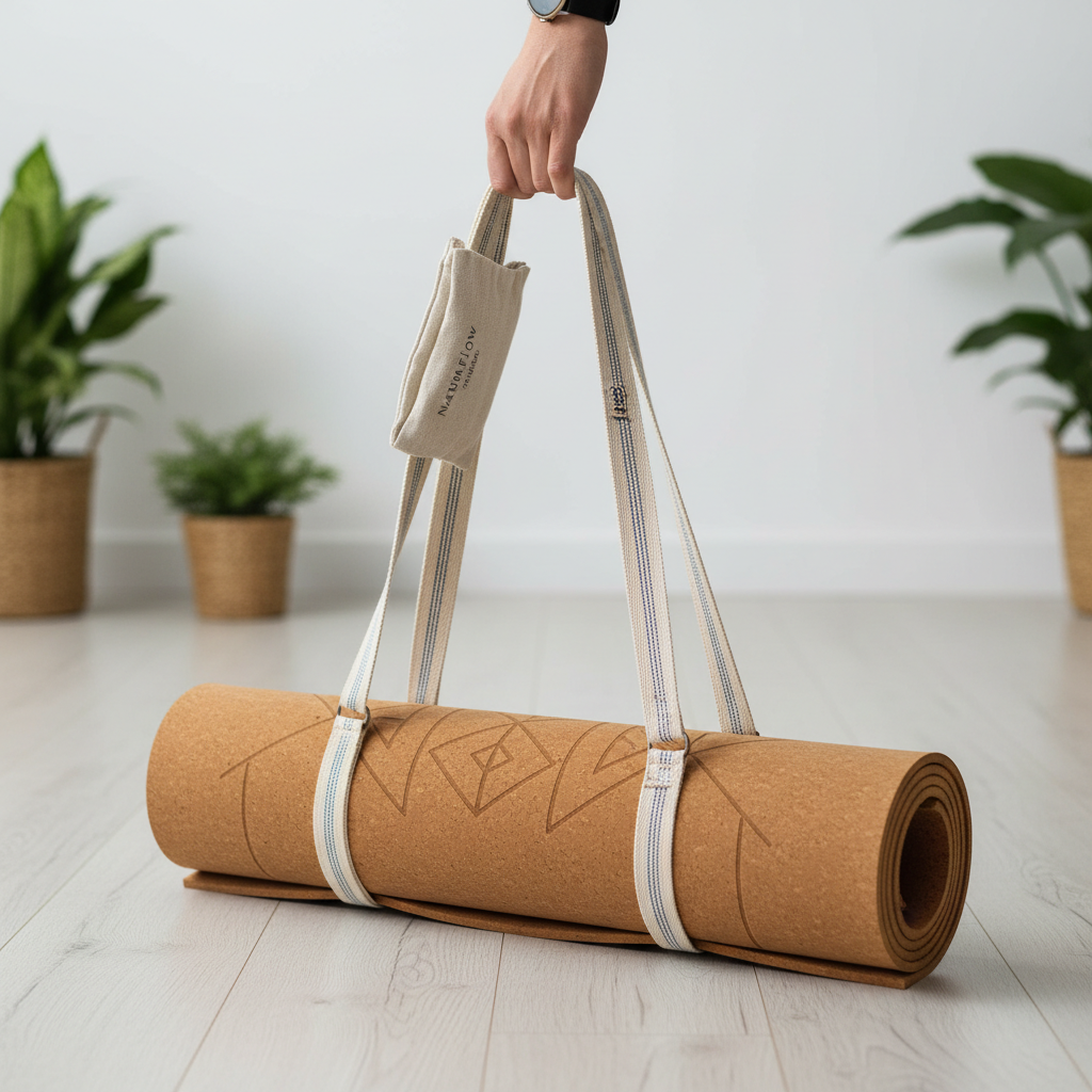 Premium Yogamatte rutschfest - 6mm dick, ökologisch