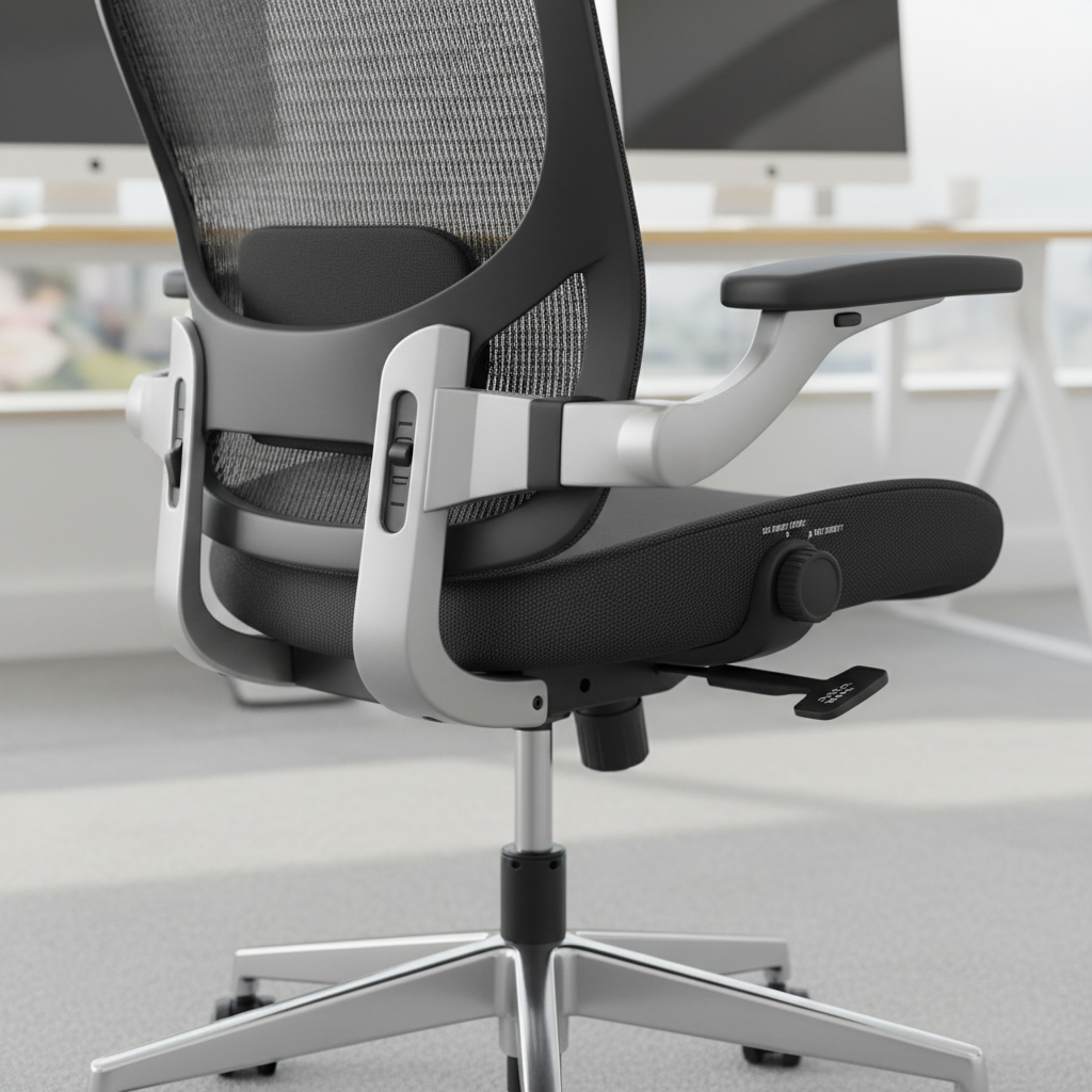 Bürostuhl Leder Ergonomisch Chef-Sessel Premium