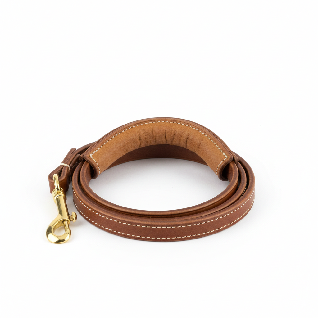 Premium Leder Hundeleine - Gepolstert & Robust