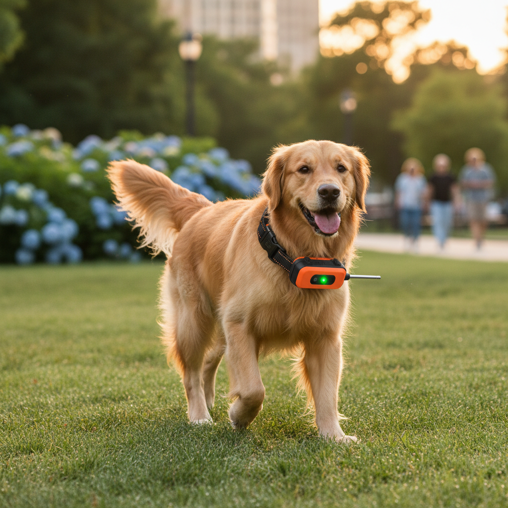 GPS Halsband für Hunde – Echtzeit-Tracking & Sicherheit 📍