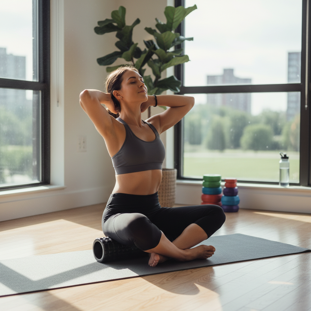 Faszienrolle Massage - Foam Roller für Rücken